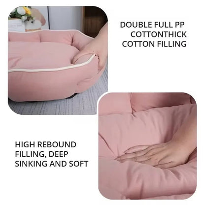 Cozy Haven - Large Dog Bed & Cat Bed with Warm Cushion for Ultimate Comfort 3
