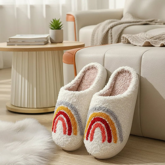 Cozy Plush Cartoon Slippers for Women - Warm, Soft, Anti-Slip Indoor Slides 7