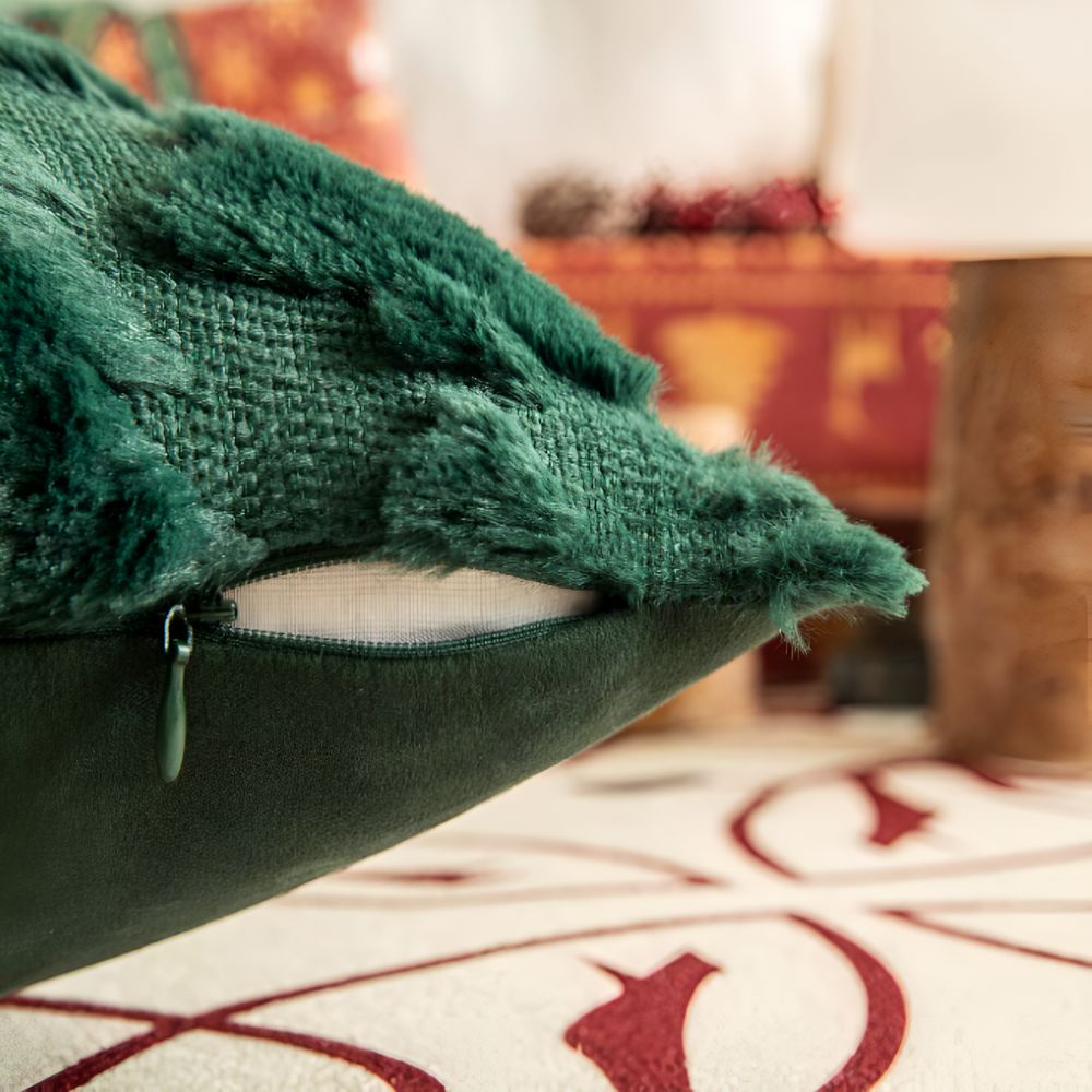 Cozy Plush Christmas Tree Cushion Cover - Ultra-Soft Holiday Decor 4