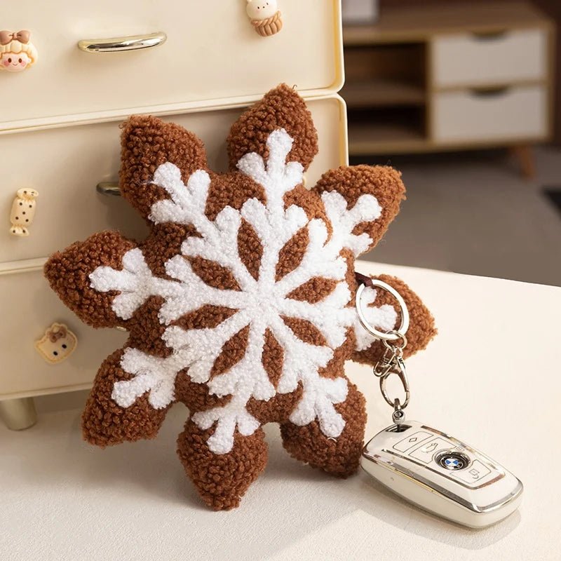 Cozy Winter Snowflake Plush Pillow Cushion - Soft Holiday Decor for All Ages 3