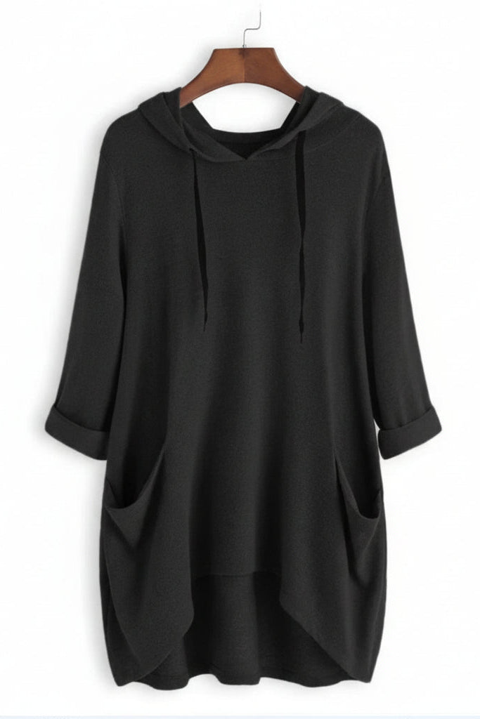 Cozy Women's Hoodie with Pockets - Soft Fabric for Autumn & Winter Comfort 1