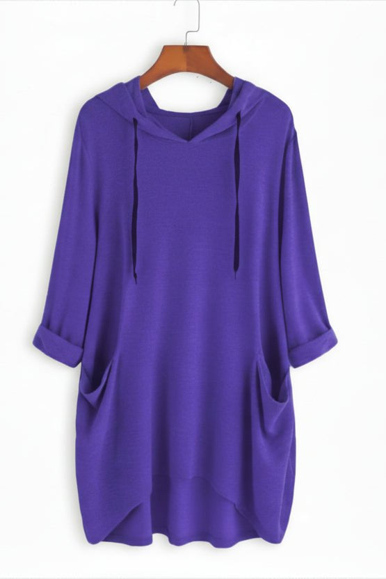 Cozy Women's Hoodie with Pockets - Soft Fabric for Autumn & Winter Comfort 2