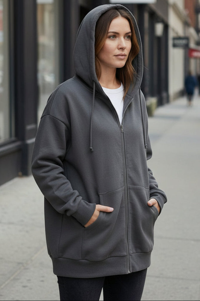 Cozy Women's Oversized Sweatshirt - Soft Fabric for Everyday Comfort & Style 0
