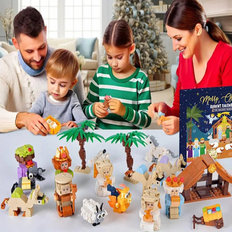 Creative Advent Calendar - 24-Day DIY Nativity Christmas Countdown Gift Box 3
