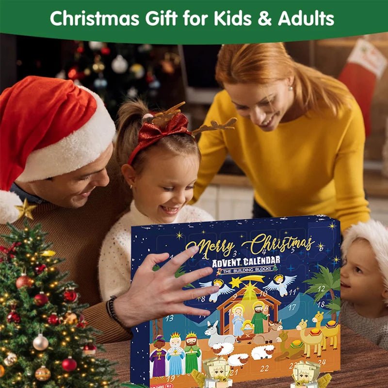Creative Advent Calendar - 24-Day DIY Nativity Christmas Countdown Gift Box 5