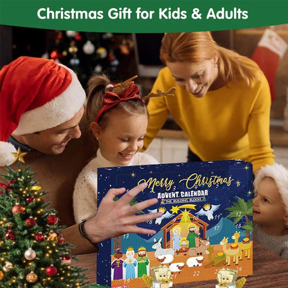Creative Advent Calendar - 24-Day DIY Nativity Christmas Countdown Gift Box 5