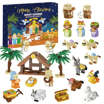 Creative Advent Calendar - 24-Day DIY Nativity Christmas Countdown Gift Box 7