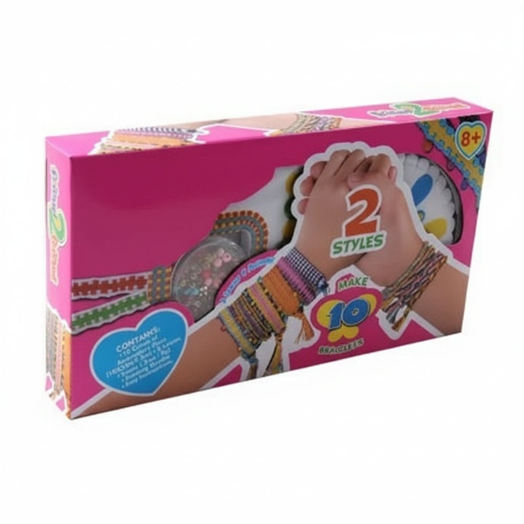 Creative Kids - DIY Bracelet Making Kit for Girls Aged 5-12 with Colorful Beads 6