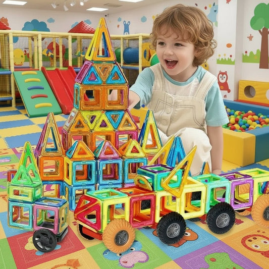Creative Magnetic Building Blocks Set for Kids - Enhance Imagination & Skills 3