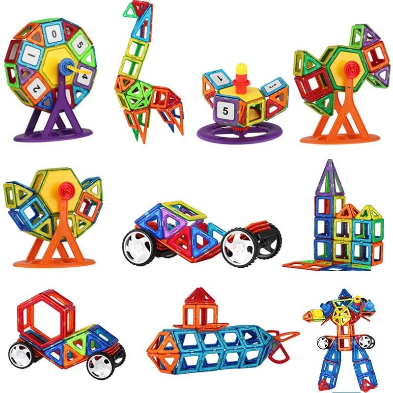 Creative Magnetic Building Blocks Set for Kids - Enhance Imagination & Skills 6
