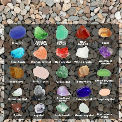 Crystal Gemstones Advent Calendar - 24 Days Christmas Countdown with Unique Crystals 11