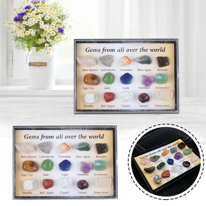 Crystal Gemstones Advent Calendar - 24 Days Christmas Countdown with Unique Crystals 2