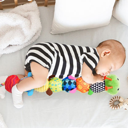 CuddleCaterpillar - Sensory Plush Rattle & Music Toy for Babies, Soft and Safe 0