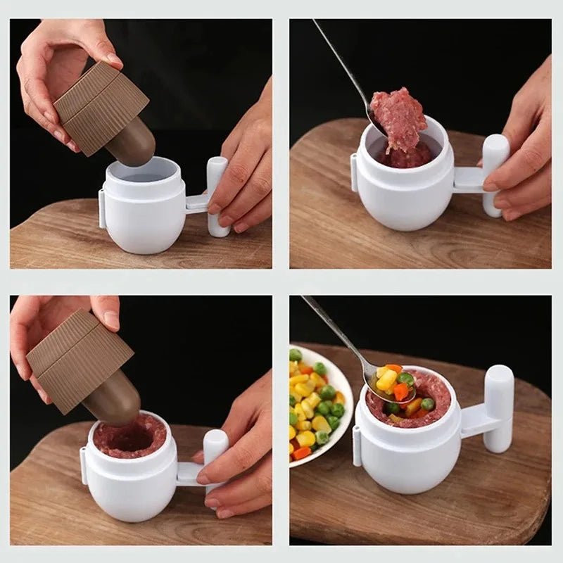 Culinary Master - Non-Stick Stuffed Meatball Maker Mold Set for Easy Cooking 3