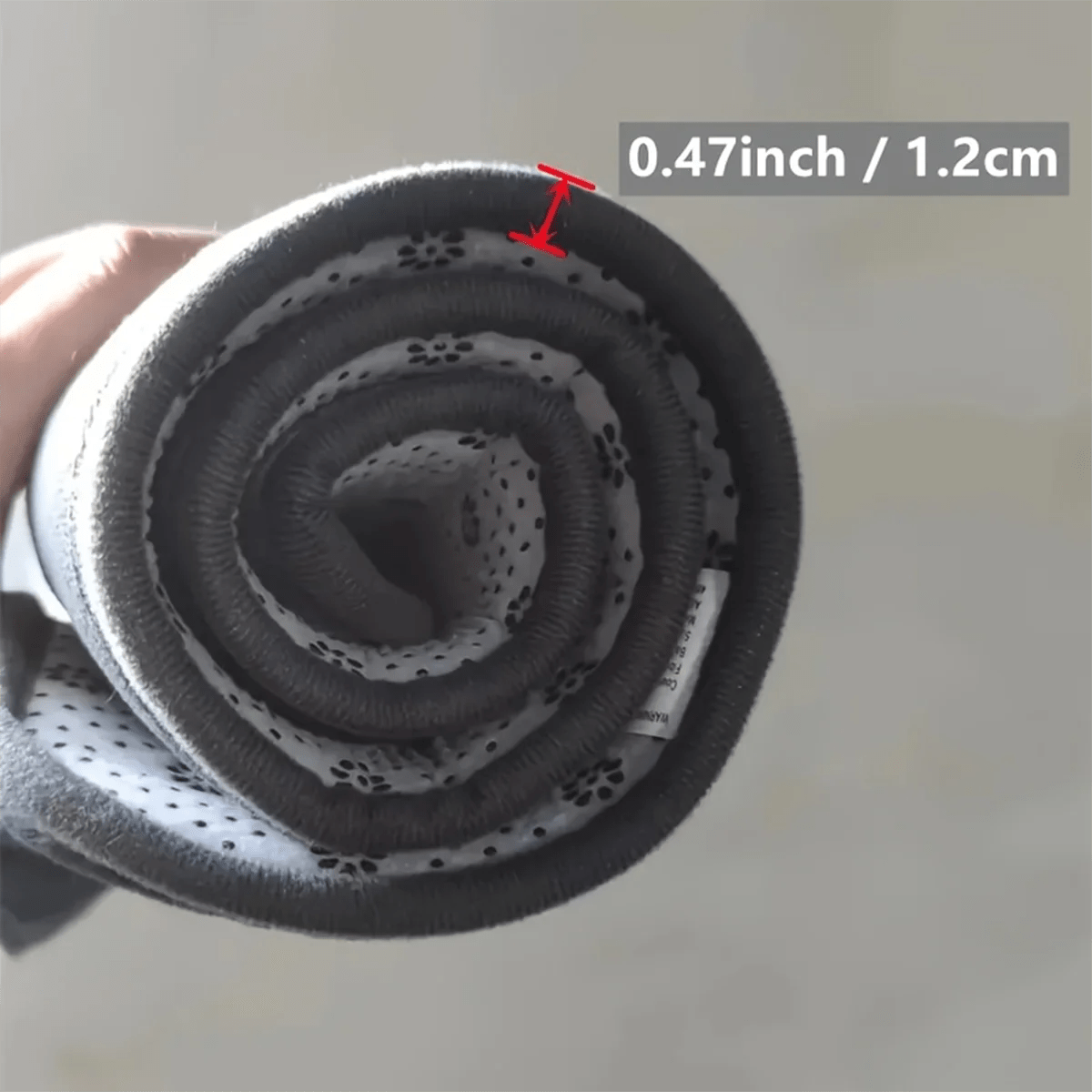 Curved Bathroom Mat - Absorbent Non-Slip Bath Rug for Safe Shower Use 4