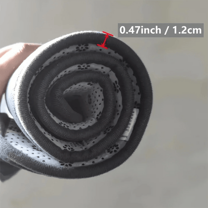 Curved Bathroom Mat - Absorbent Non-Slip Bath Rug for Safe Shower Use 4