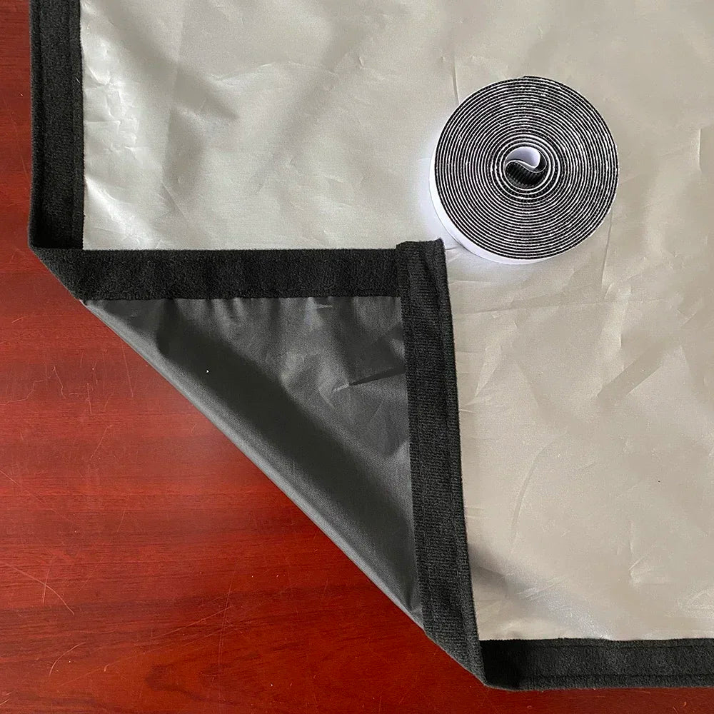 Customizable Blackout Curtain - 100% Light Blocking Portable Window Shades 3