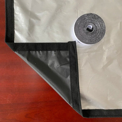 Customizable Blackout Curtain - 100% Light Blocking Portable Window Shades 3