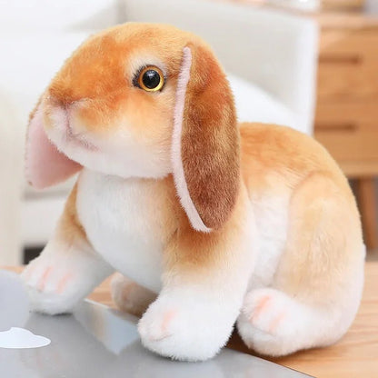 Cute 20cm Plush Rabbit Toy - Realistic Kawaii Stuffed Animal Plushie 10