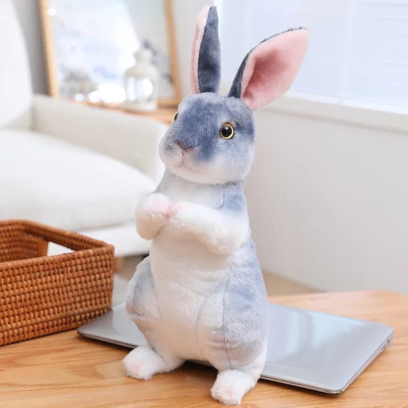 Cute 20cm Plush Rabbit Toy - Realistic Kawaii Stuffed Animal Plushie 14