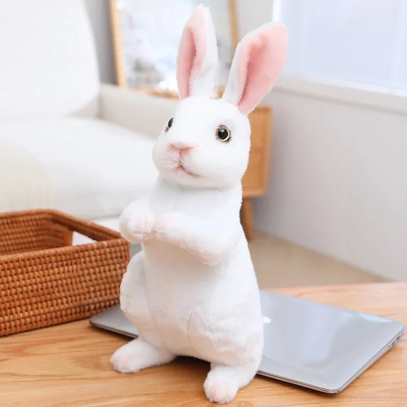 Cute 20cm Plush Rabbit Toy - Realistic Kawaii Stuffed Animal Plushie 2