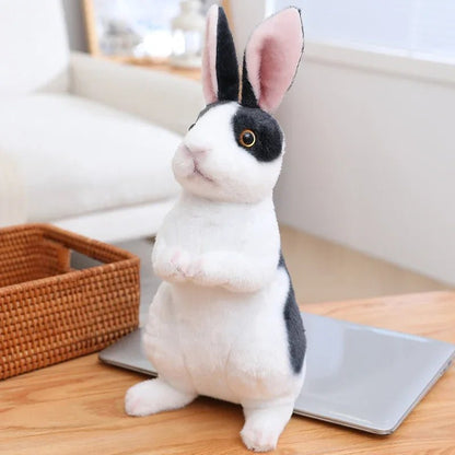 Cute 20cm Plush Rabbit Toy - Realistic Kawaii Stuffed Animal Plushie 3