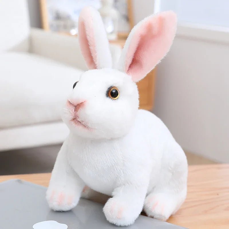 Cute 20cm Plush Rabbit Toy - Realistic Kawaii Stuffed Animal Plushie 5