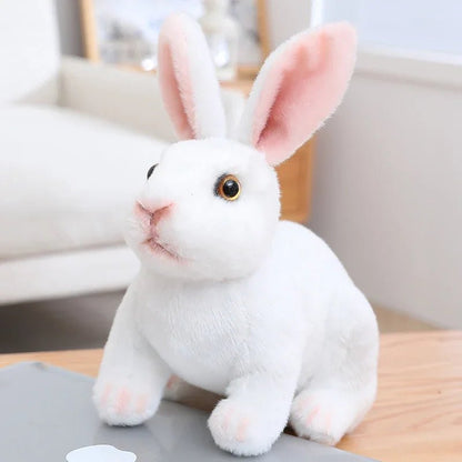 Cute 20cm Plush Rabbit Toy - Realistic Kawaii Stuffed Animal Plushie 5