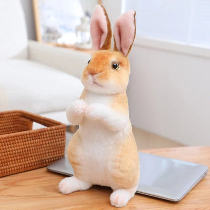 Cute 20cm Plush Rabbit Toy - Realistic Kawaii Stuffed Animal Plushie 6