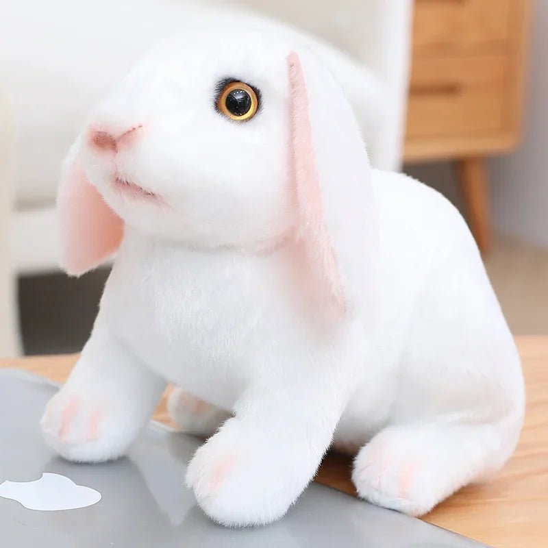 Cute 20cm Plush Rabbit Toy - Realistic Kawaii Stuffed Animal Plushie 8