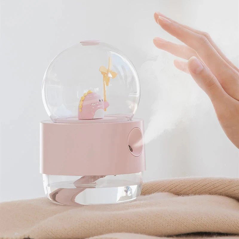 Cute Wireless Rechargeable Humidifier with Music Box and Night Lamp 2