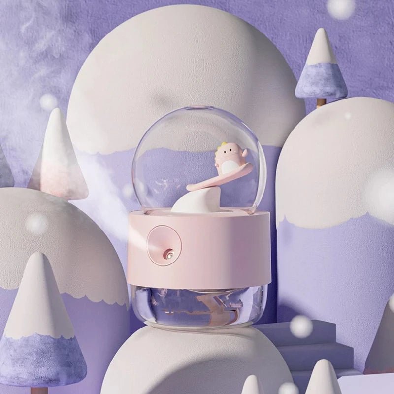 Cute Wireless Rechargeable Humidifier with Music Box and Night Lamp 4