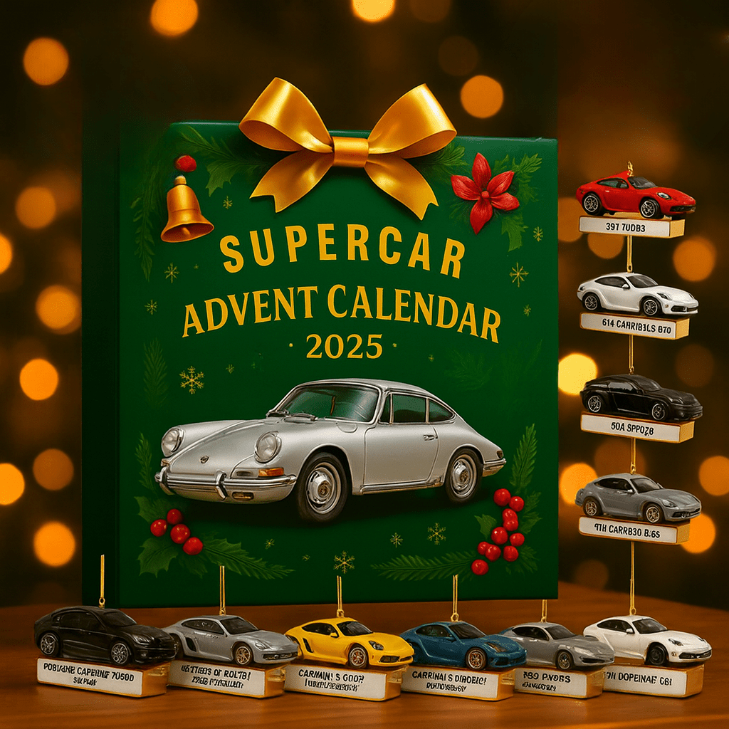 RACERXMAS – Limited Edition 2025 Super Sports Car Advent Calendar for Collectors
