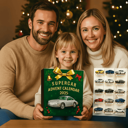 RACERXMAS – Limited Edition 2025 Super Sports Car Advent Calendar for Collectors