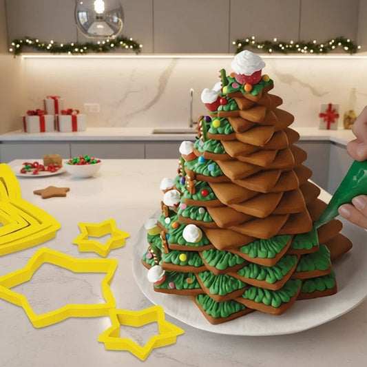 DOUGHBELL – 6-piece Christmas cookie cutter set for cookies & pastries 0
