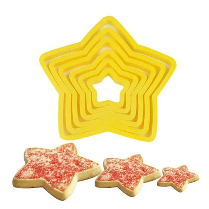 DOUGHBELL – 6-piece Christmas cookie cutter set for cookies & pastries 4