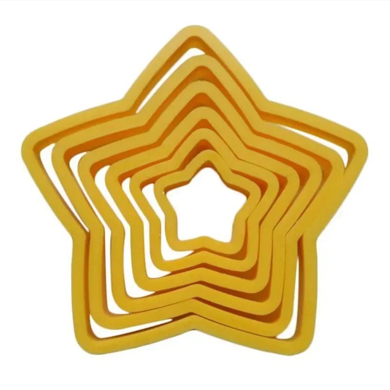 DOUGHBELL – 6-piece Christmas cookie cutter set for cookies & pastries 6