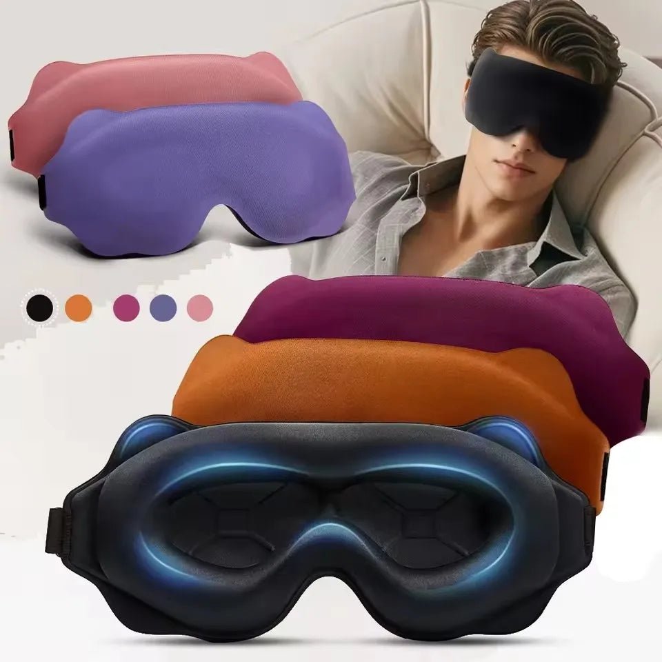 DREAMSHADE – 6D Light-Blocking Memory Foam Sleep Mask for Deep Sleep 1