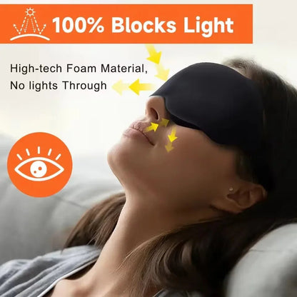DREAMSHADE – 6D Light-Blocking Memory Foam Sleep Mask for Deep Sleep 2