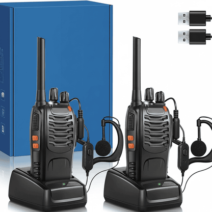 DUALTALK – High-Power Dual-Purpose Wireless Walkie-Talkies (2 Pcs) 0