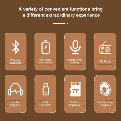 Dark Academy Bluetooth Speaker with Wireless Subwoofer and Deep Bass 3