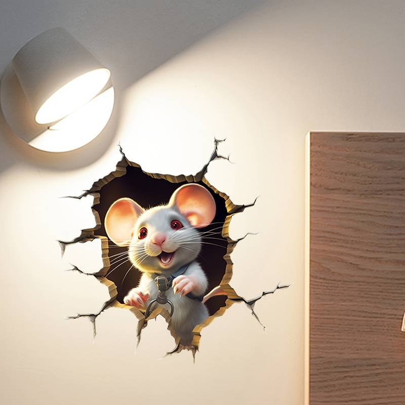 DecoraMice 3D Cartoon Wall Stickers | Adorable mouse wall decals for kids’ rooms and home décor 10