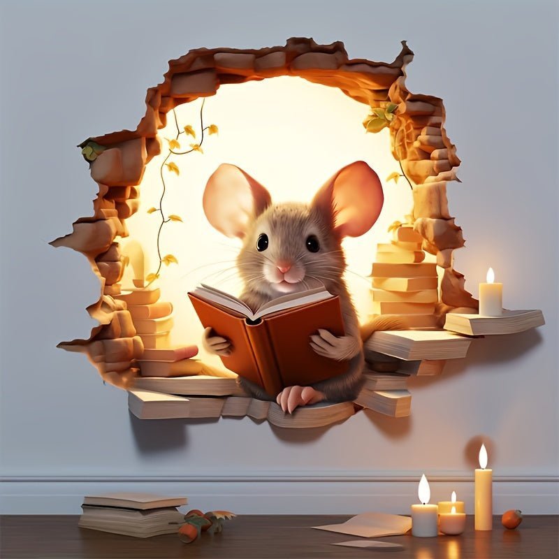 DecoraMice 3D Cartoon Wall Stickers | Adorable mouse wall decals for kids’ rooms and home décor 2
