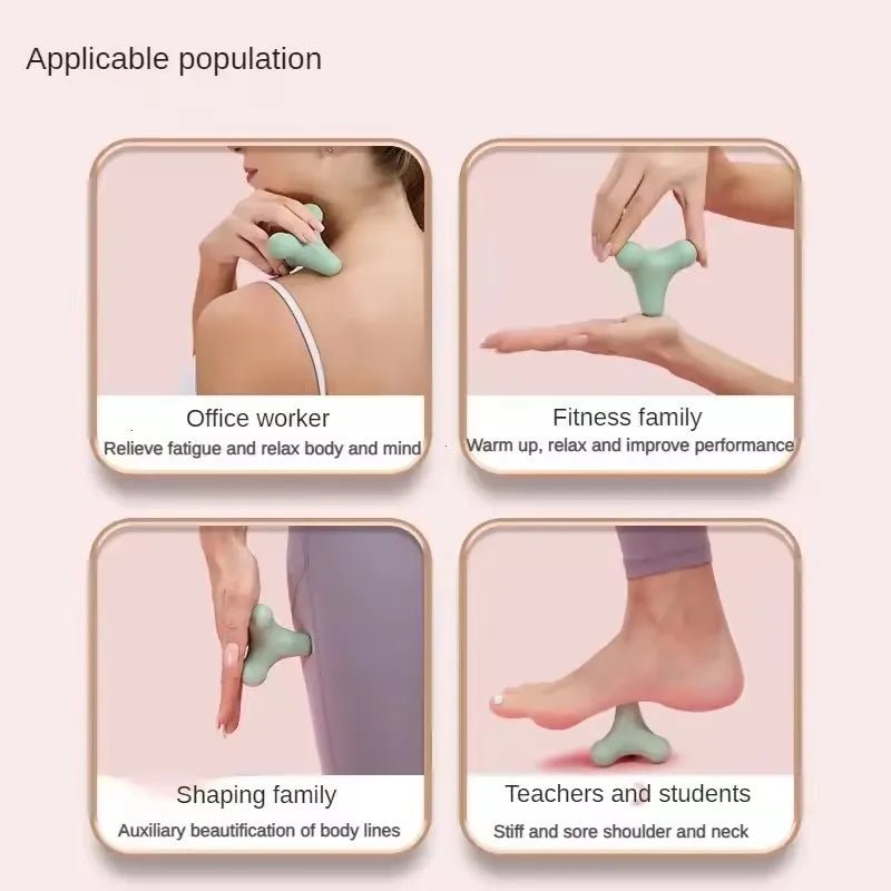 Deep Tissue Massage Ball - Four Corner Fascia Ball for Muscle Relief and Recovery 4