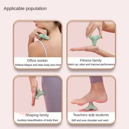 Deep Tissue Massage Ball - Four Corner Fascia Ball for Muscle Relief and Recovery 4