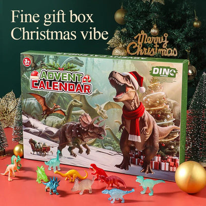 DinoFun - 24-Day Advent Calendar Christmas Countdown with Dinosaur Figurines 2