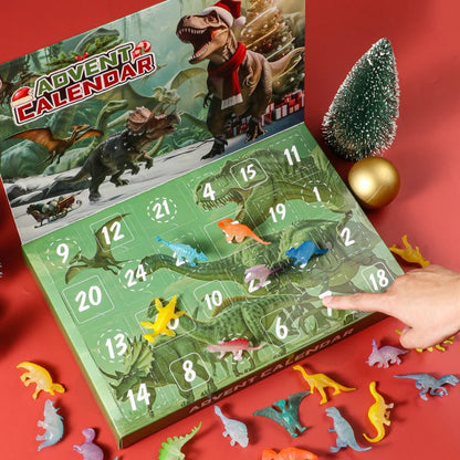 DinoFun - 24-Day Advent Calendar Christmas Countdown with Dinosaur Figurines 3