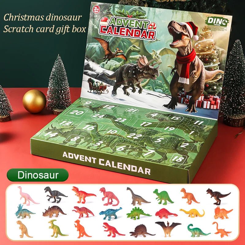 DinoFun - 24-Day Advent Calendar Christmas Countdown with Dinosaur Figurines 5