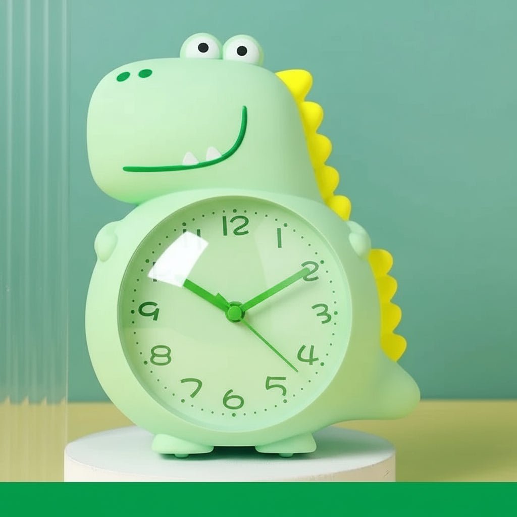 DinoTime - Dinosaur Alarm Clock with Soft Wake Up Light for Kids 6