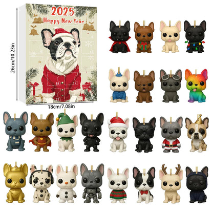 Dog Cup Pendant Advent Calendar - 24 Days Christmas Countdown Surprise 8